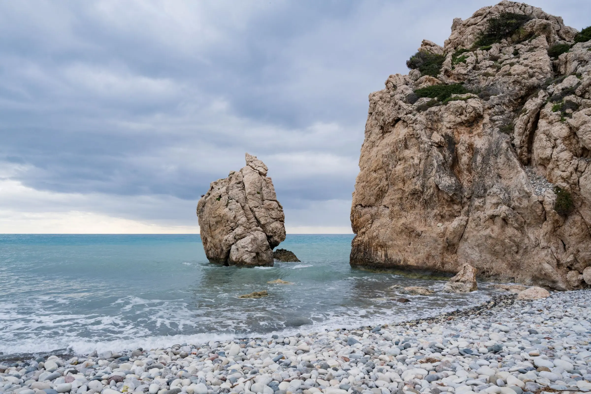 Aphrodite’s Rock at Petra tou Romiou, Cyprus